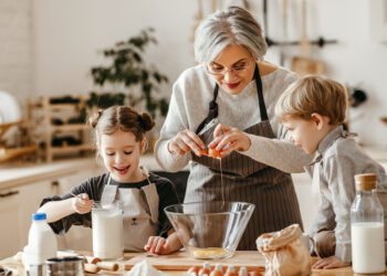 Baking Cupcakes with Grandchildren a Fun and Mentally Stimulating Activity for Grandparents