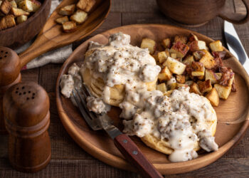 Savory Southern Comfort: Biscuits and Gravy, a Nutritious Twist on a Classic Dish for the Whole Family